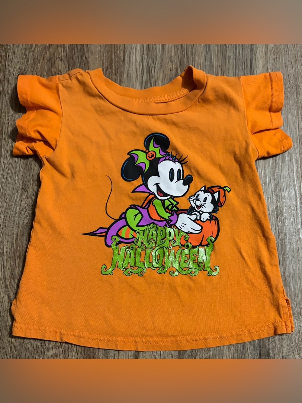 Disney - Halloween Minnie Mouse Graphic Tee - Size - X-Small/4